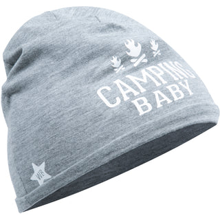 Camping Heathered Gray Beanie