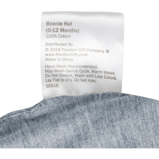 River Heathered Gray Beanie (0-12 Months)
