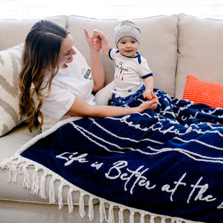 Lake Life 6-12 Months Blue Jogger Pant