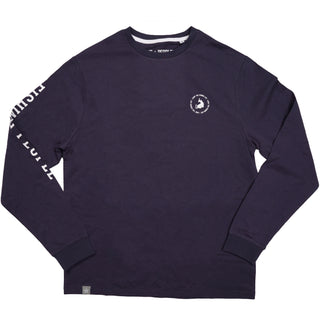 Fishing People Small Navy Unisex Long Sleeve T-Shirt