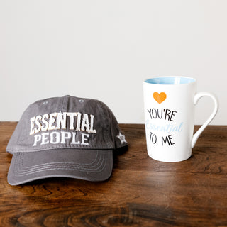 Essential People White Adjustable Hat