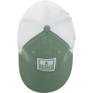 Camp Icon Moss Green Adjustable Mesh Hat