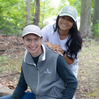 Camp Icon Moss Green Adjustable Mesh Hat