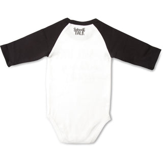 Nobody Got Time 6-12 Months 3/4 Length Black Sleeve Onesie