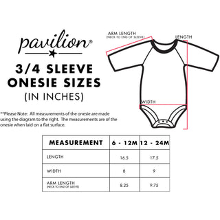 Looked Too Good 12-24 Months 3/4 Length Pink Sleeve Onesie