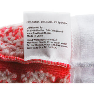 Let it Snow Red Knit Pom Pom Hat