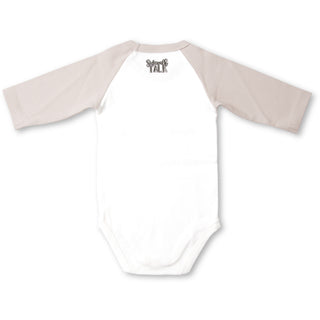 Grandma Retired 12-24 Months 3/4 Length Gray Sleeve Onesie