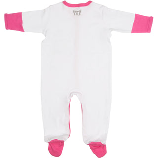 Snuggle 0-6 Months Pink Trimmed Sleeper