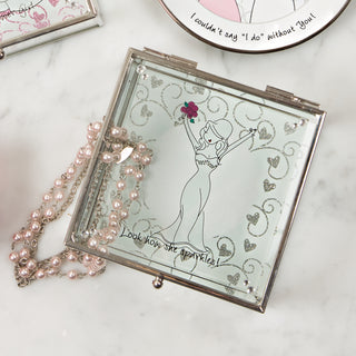 Beautiful Bride 4" Glass Keepsake Box