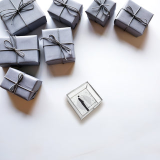 To Have and To Hold 4" Glass Keepsake Box