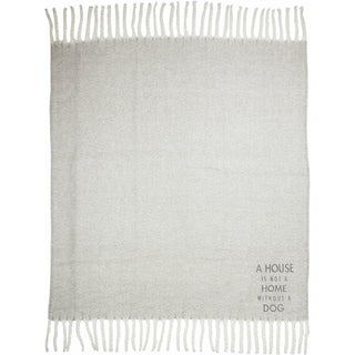 Dog 50" x 60" Herringbone Blanket
