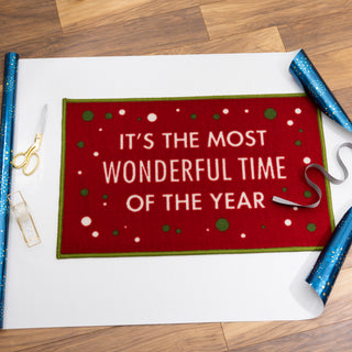 Wonderful Time 27.5" x 17.75" Floor Mat