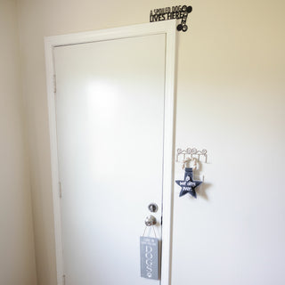 Spoiled Dog Metal Door Topper
