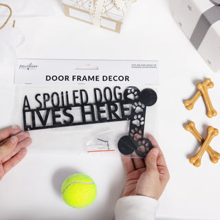 Spoiled Dog Metal Door Topper