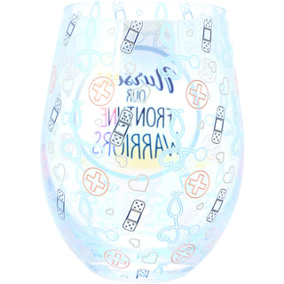 Nurses 18 oz Stemless Wine Glass