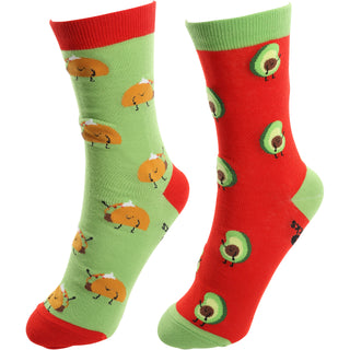 Taco and Avocado M/L Unisex Sock