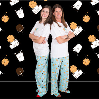 Cookies and Milk XS Light Blue Unisex Lounge Pants