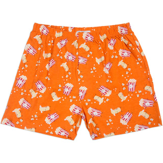 Popcorn and Butter M Orange Unisex Boxers