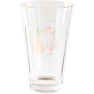 Pina Colada 16 oz Pint Glass Tumbler