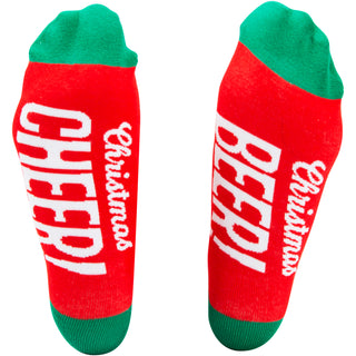 Christmas Beer 4" Ornament with Unisex Holiday Socks