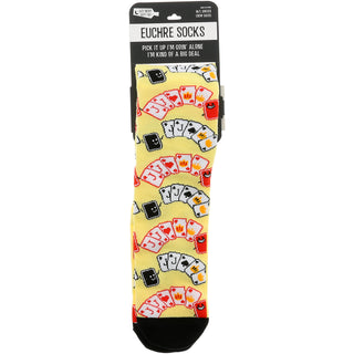 Euchre M/L Unisex Socks