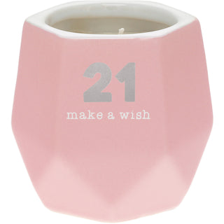 21 8 oz - 100% Soy Wax Candle Scent: Tranquility