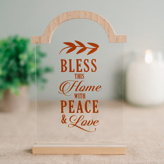 Home 9" Self-Standing Plaque