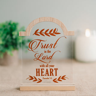 Trust 8" Self-Standing Plaque