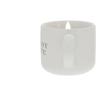 Enjoy Life 2 oz Mini Mug 100% Soy Wax Candle Scent: Tranquility