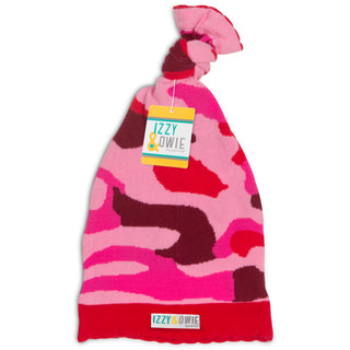 Pink Camouflage One Size Fits All Baby Hat