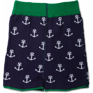 Blue and Green Whale 6-12 Months Baby Shorts