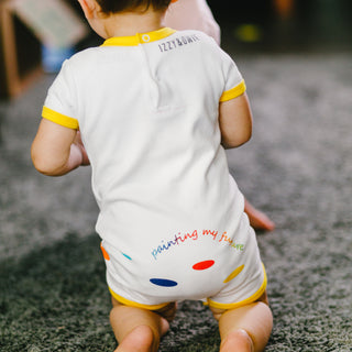 Turtle Artist 6-12 Months Romper