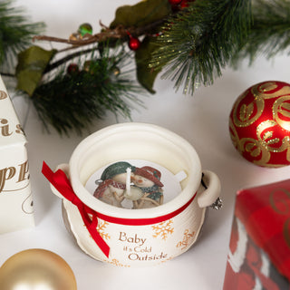 Cold Outside 9 oz - 100% Soy Wax Reveal Candle Scent: Winter Snow