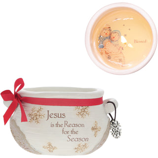 Jesus 9 oz - 100% Soy Wax Reveal Candle Scent: Winter Snow