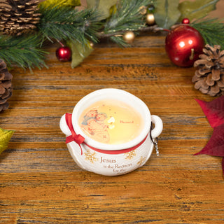 Jesus 9 oz - 100% Soy Wax Reveal Candle Scent: Winter Snow