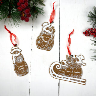 Christmas Memories 4" Snowfamily Ornament