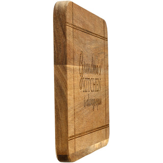 Grandma 9" x 7" Acacia Serving Board with Spreader