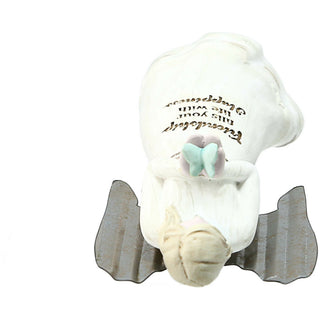 Friendship 4.5" Angel Holding Butterfly Ornament