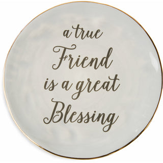 True Friend 7" Ceramic Plate