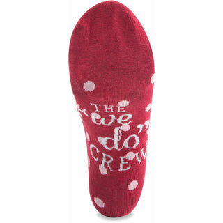 Socks Off Maroon - Ladies Cotton Blend Sock