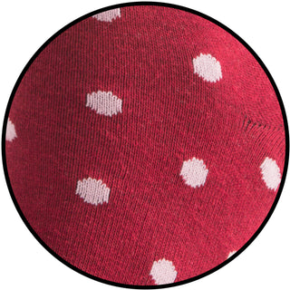 Socks Off Maroon - Ladies Cotton Blend Sock