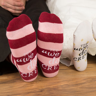 Socks Off Maroon - Men's Cotton Blend Sock