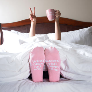 Drink More Ladies Cotton Blend Sock
