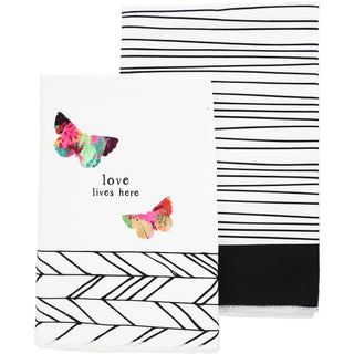 Love Tea Towel Gift Set (2 - 19.75" x 27.5")