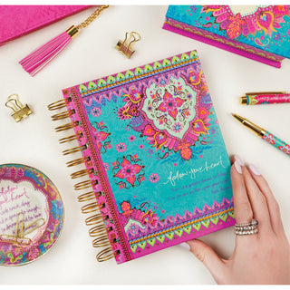Follow Your Heart 7.5" x 6.5" Spiral Notebook